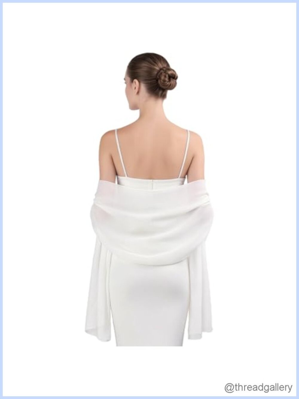 Chiffon Shawl Wrap Evening Dress Wedding Bridal